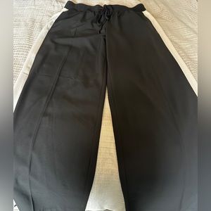 New York and Co Black Joggers with White Side Stripe.